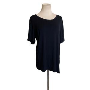 Zenana Premium black short sleeves top size Large